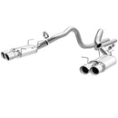 MagnaFlow 13 Mustang Shelby GT500 V8 5.8L Pol Tips Quad Split Rear Exit Stainless Cat Back Perf Exh-1