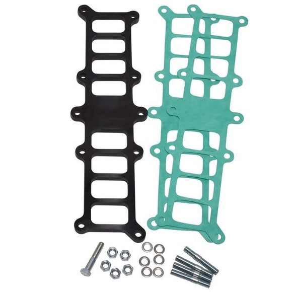 BBK 86-95 Mustang 5.0 Phenolic Manifold Spacer Kit Edlebrock Performer 3/8