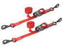 SpeedStrap 1 1/2In x 10Ft Ratchet Tie-Down (2 Pack) - Red-1