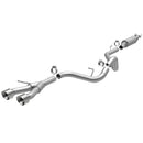 MagnaFlow 13 Hyundai Veloster 1.6L Turbo Dual Center Rear Exit Stainless Cat Back Perf Exhaust-1