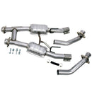 BBK 86-93 Mustang 5.0 High Flow H Pipe With Catalytic Converters - 2-1/2-1