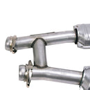BBK 86-93 Mustang 5.0 High Flow H Pipe With Catalytic Converters - 2-1/2-2