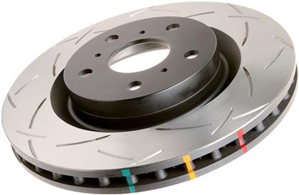 DBA 05-10 Mustang GT/ 11+ V6 Front Slotted 4000 Series Rotor