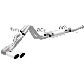 Magnaflow 8/08-13 Toyota Tundra V8 5.7L CC Dual Same Side Behind P/S Rr Tire Cat Back Perf Exhaust