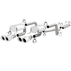 Magnaflow 12-13 Chev Corvette V8 6.2L Street Series Quad Center Rear Exit SS Cat-Back Perf Exhaust