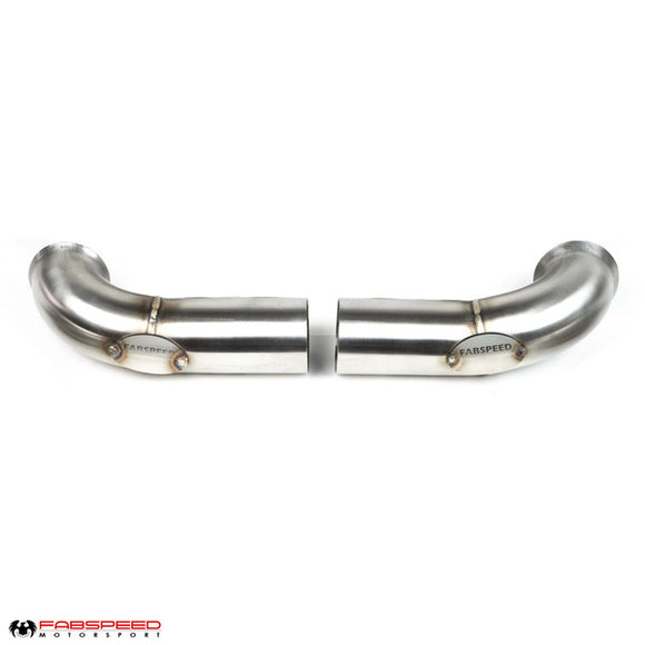 Fabspeed 2025+ Porsche 992.2 Carrera (NON GTS) Sport Catalytic Converters with GT2RS Style Outlets (2025+)