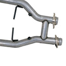 BBK 96-04 Mustang 4.6 GT / Cobra Short Mid H Pipe w Catalytic Converters 2-1/2 For Long Tube Headers-4