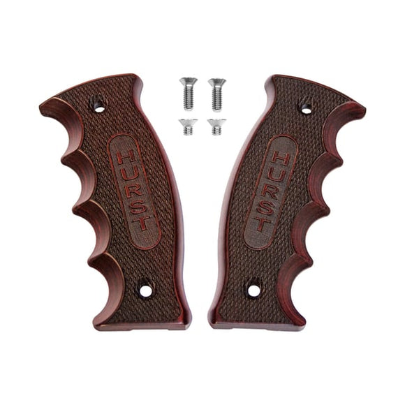 HURST PISTOL GRIP SIDE PLATES - ROSEWOOD