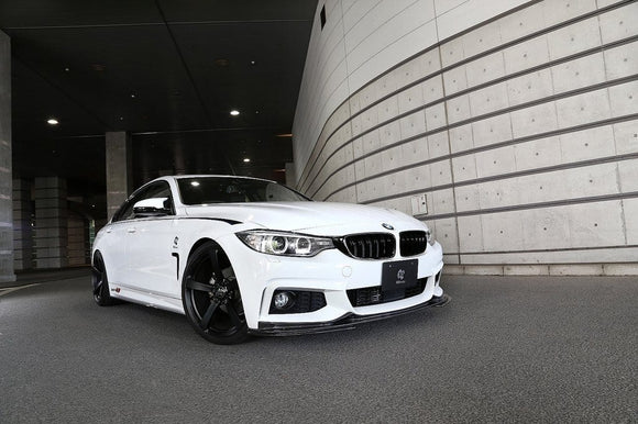 3D Design - 4 Series F32 / F36 Front Lip Spoiler Carbon