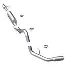 MagnaFlow 11 Ford F-150 3.5L Turbocharged SS Catback Exhaust Single Rear Side Exit w/ 4in SS Tip-1