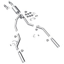MagnaFlow 11 Ford F-150 3.7L/5.0L/6.2L SS Catback Exhaust Dual Split Rear Exit w/ 3.5in SS Tips-3