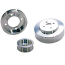 BBK 94-95 Mustang 5.0 Underdrive Pulley Kit - Lightweight CNC Billet Aluminum (3pc)-3