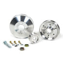 BBK 96-01 Mustang 4.6 GT Cobra Underdrive Pulley Kit - Lightweight CNC Billet Aluminum (3pc)-1