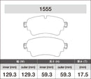 iSWEEP Brake Pads | Rear • A4/S4/A5/S5/RS 5/SQ5 B9-2
