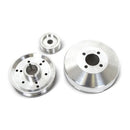 BBK 96-01 Mustang 4.6 GT Cobra Underdrive Pulley Kit - Lightweight CNC Billet Aluminum (3pc)-3