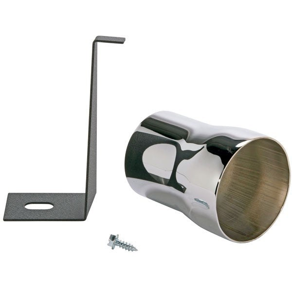 BBK 86-88 Mustang Cold Air Kit Adapter - Chrome - 0