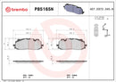 Brembo 18-23 Audi S4/S5/S5 Sportback/18-22 SQ5 Premium NAO Ceramic OE Equivalent Pad - Front 4K0698151-2