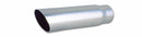 Vibrant 3in Round SS Truck/SUV Exhaust Tip (Single Wall Angle Cut) - 2.5in inlet 11in long-1