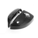 Carbon Fiber Mirror Covers for Audi 8V A3 S3 with Side Assistant hole-2