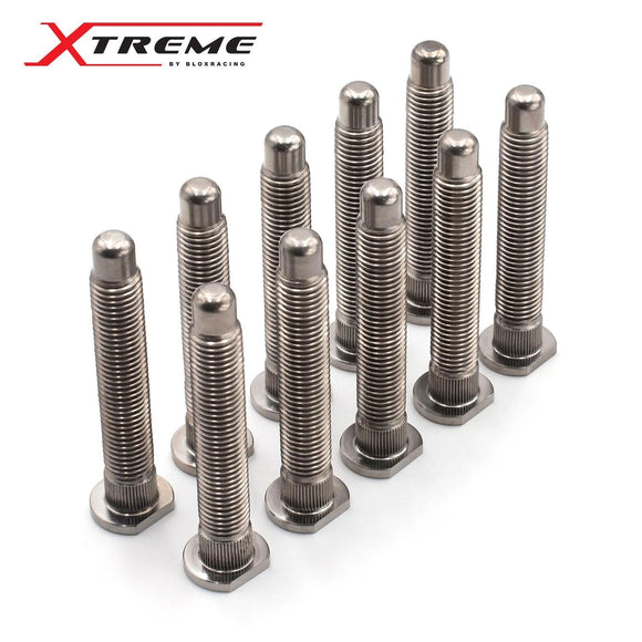 BLOX Racing Subaru Xtreme Titanium Wheel Studs 12 x 1.25mm - Set of 10