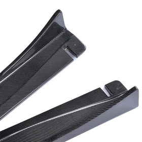 Carbon Fiber Side Skirts for Infiniti G37 G37S 4 Door Base Sedan Sport 2009 - 2013 - 0