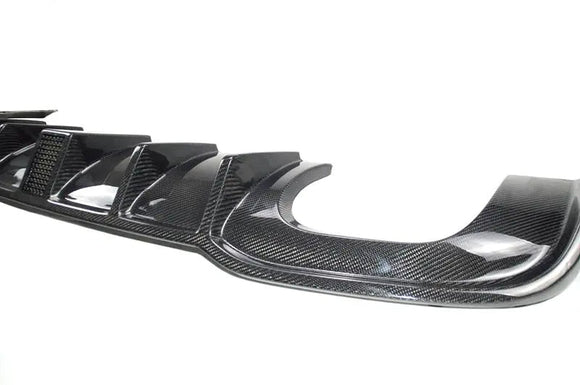 Carbon Fiber Rear Diffuser with LED for Audi A3 S-LINE And S3