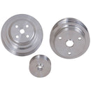 BBK 85-97 GM Truck 305 350 Underdrive Pulley Kit - Lightweight CNC Billet Aluminum (3pc)-3