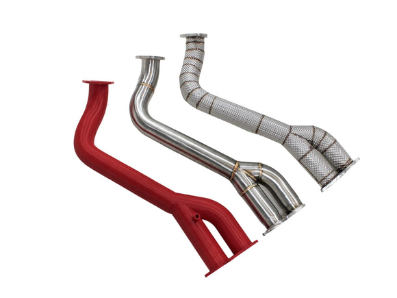 Flat 6 Motorsports Over Axle Pipes - OAP (718 GT4 / Spyder / GTS 4.0)