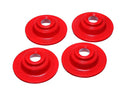 Energy Suspension 06-14 VW GTI / 05-15 VW Jetta (Base, Incl. Wagon) Red Rear Spring Isolator Set-1