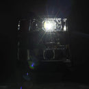 AlphaRex 16-18 Chevy 1500HD LUXX LED Proj Headlights Chrome w/Seq Actv Lgt / Seq Sig (Req PN 810023)-5