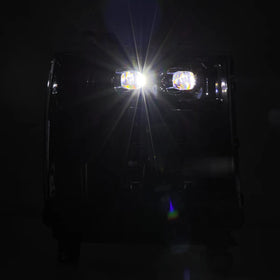 AlphaRex 16-18 Chevy 1500HD NOVA-Series LED Proj Headlghts Alpha BK Atv Lgt/SeqSig & DRL(Req 810023) - 0