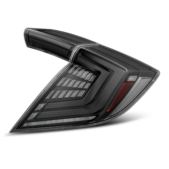 16-21 Honda Civic Hatchback NOVA-Series Prismatic LED Tail Lights Alpha-Black