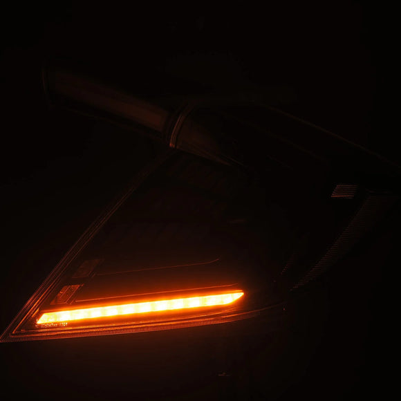 16-21 Honda Civic Hatchback NOVA-Series Prismatic LED Tail Lights Alpha-Black