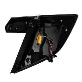 16-21 Honda Civic Hatchback NOVA-Series Prismatic LED Tail Lights Clear Smoke - 0