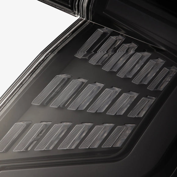 16-21 Honda Civic Hatchback NOVA-Series Prismatic LED Tail Lights Alpha-Black