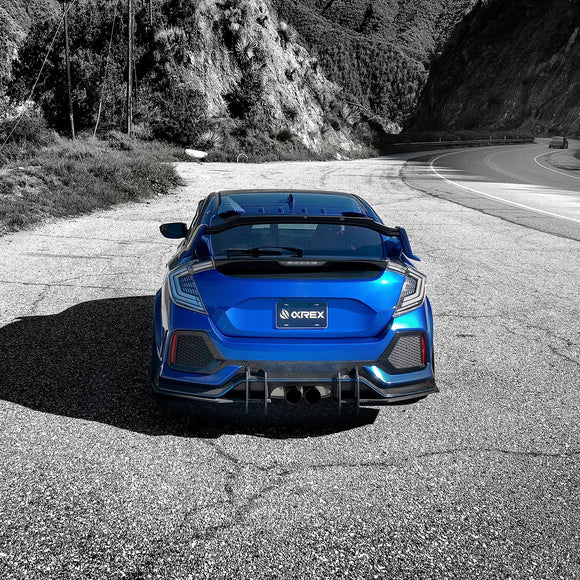 16-21 Honda Civic Hatchback NOVA-Series Prismatic LED Tail Lights Alpha-Black