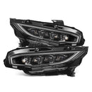 AlphaRex 16-21 Honda Civic NOVA-Series LED Proj Headlights Blk w/Activation Light & Seq.Sig / SB DRL-1
