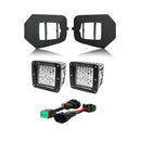 Cali Raised 2016-2023 Toyota Tacoma Led Fog Light Pod Replacements Brackets Kit - 3X2 18W Led Pods-1