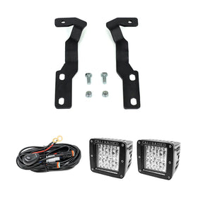 Cali Raised 2016-2023 Toyota Tacoma Low Profile Ditch Light Brackets Kit - No Switch