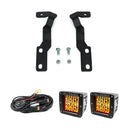 Cali Raised 2016-2023 Toyota Tacoma Low Profile Ditch Light Brackets Kit - No Switch-1