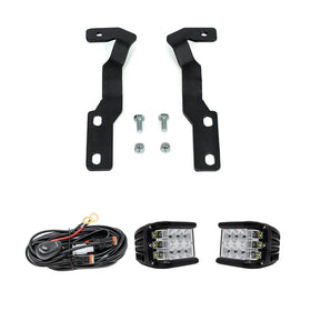 Cali Raised 2016-2023 Toyota Tacoma Low Profile Ditch Light Brackets Kit - No Switch