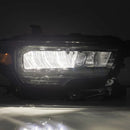 AlphaRex 16-23 Toyota Tacoma LUXX-Series LED Crystal Headlights - Alpha-Black-4
