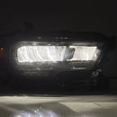 AlphaRex 16-23 Toyota Tacoma (Require Harness for SR/SR5) LUXX-Series LED Crystal Headlights Black-4