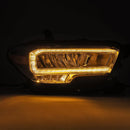 AlphaRex 16-23 Toyota Tacoma LUXX-Series Crystal Headlights - Chrome-3
