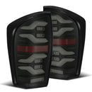 AlphaRex 16-21 Toyota Tacoma LUXX LED Taillights Blk w/Activ Light/Seq Signal-1