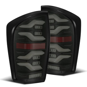 AlphaRex 16-21 Toyota Tacoma LUXX LED Taillights Blk w/Activ Light/Seq Signal