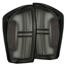AlphaRex 16-23 Toyota Tacoma/Tundra NOVA-Series Prismatic LED Tail Lights Alpha-Black