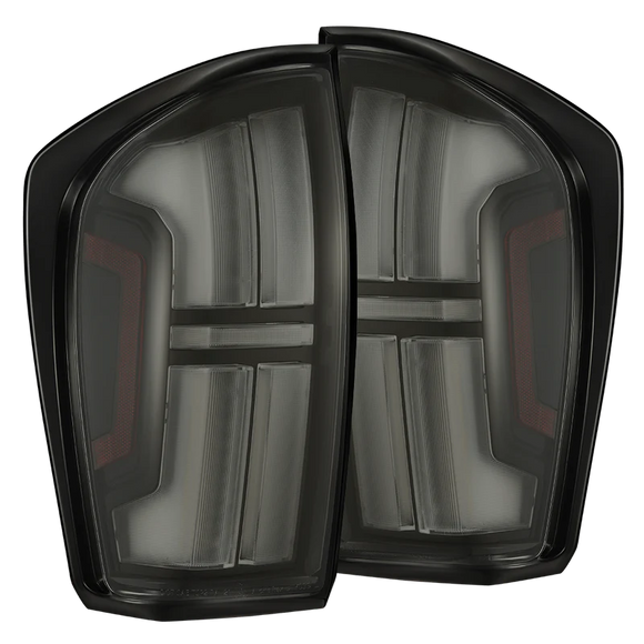 AlphaRex 16-23 Toyota Tacoma/Tundra NOVA-Series Prismatic LED Tail Lights Alpha-Black