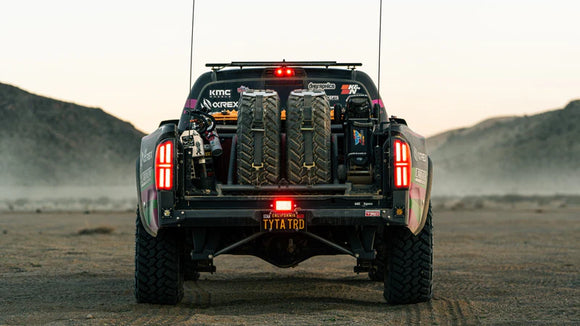 AlphaRex 16-23 Toyota Tacoma/Tundra NOVA-Series Prismatic LED Tail Lights Alpha-Black