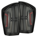 AlphaRex 16-23 Toyota Tacoma/Tundra NOVA-Series Prismatic LED Tail Lights Black-1